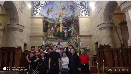 重庆市巴南区天主教代表团赴江北区交流天主教工作